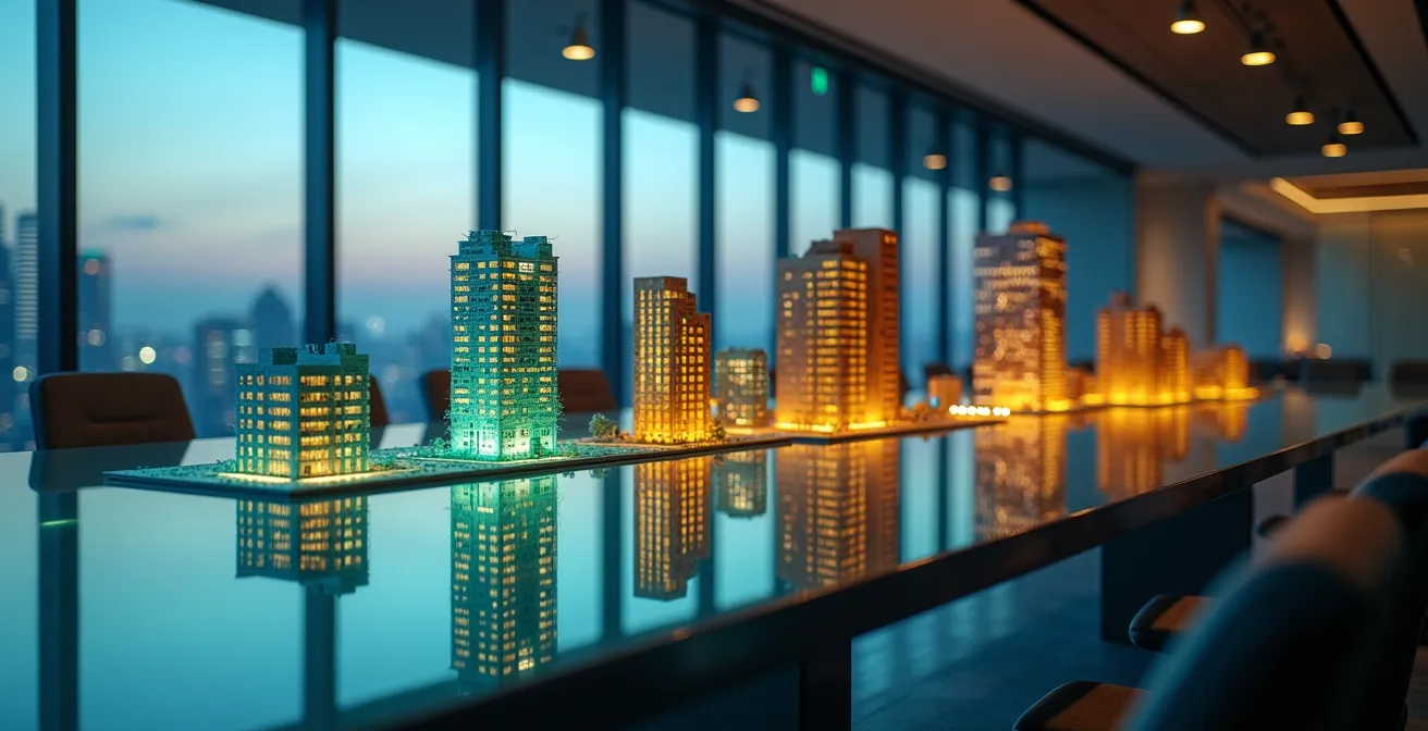 Visual representation of capital allocation decisions across business lifecycle stages