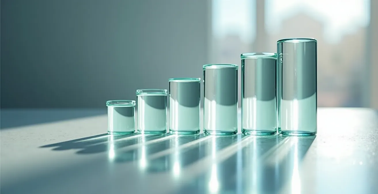 Abstract visualization of declining penalty structure over time