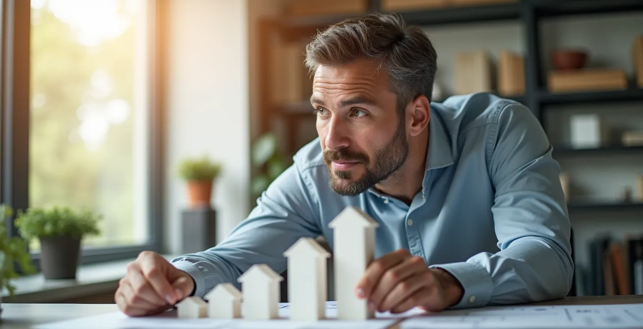 Abstract representation of business growth trajectory and resilience