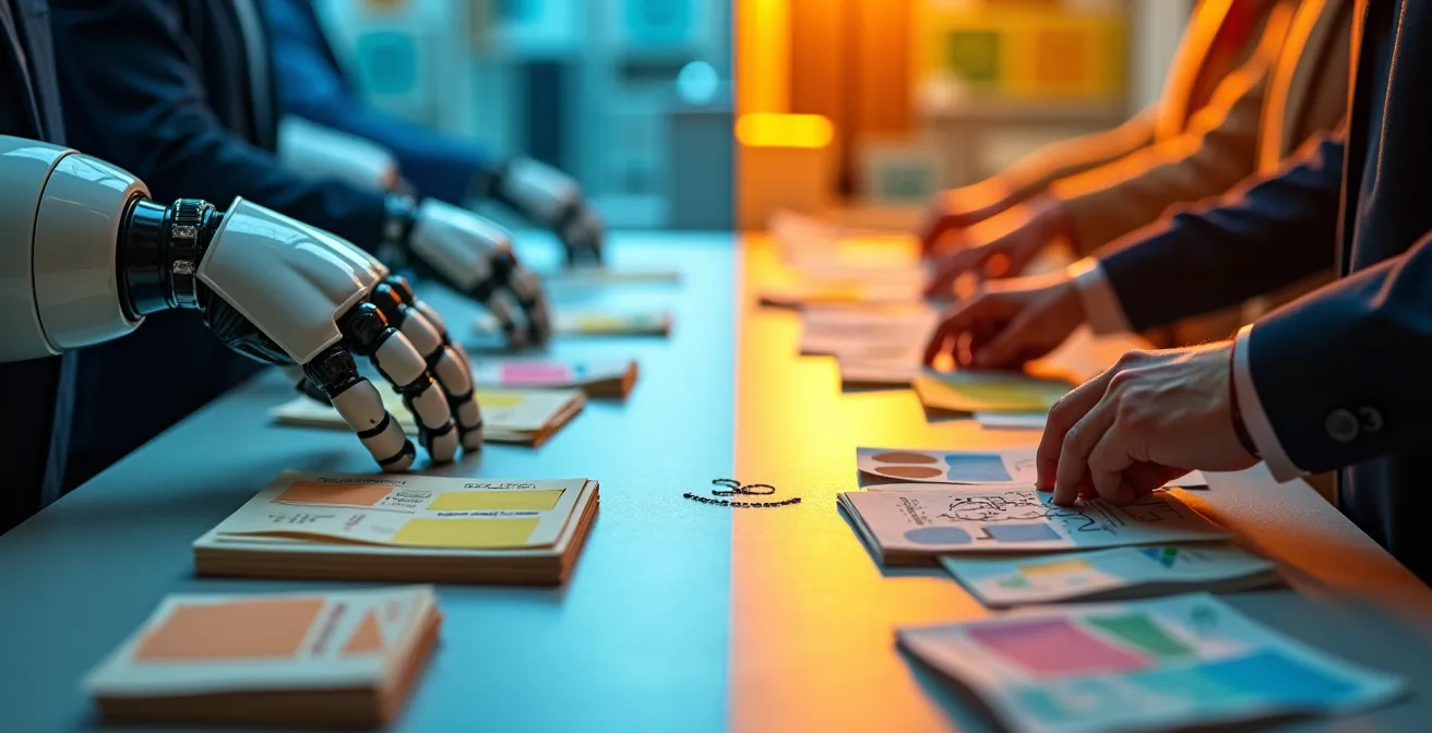 Metaphorical representation of mechanical versus authentic agile practices